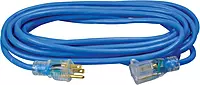 Southwire Coldflex Medium Duty Extension Cord, 25Ft, 14 Gauge, 3 Conductor, Cold Weather Cord, Blue