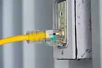 Southwire Polar/Solar Light Duty Extension Cord, 25Ft, 16 Gauge, 3 Conductor, Lighted Ends, SJEOW, Yellow, 1287SW0002