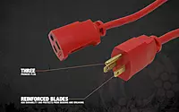 Southwire Heavy Duty Extension Cord - All-Purpose Heavy Duty Outdoor Power Cable - Lighted End for Safety