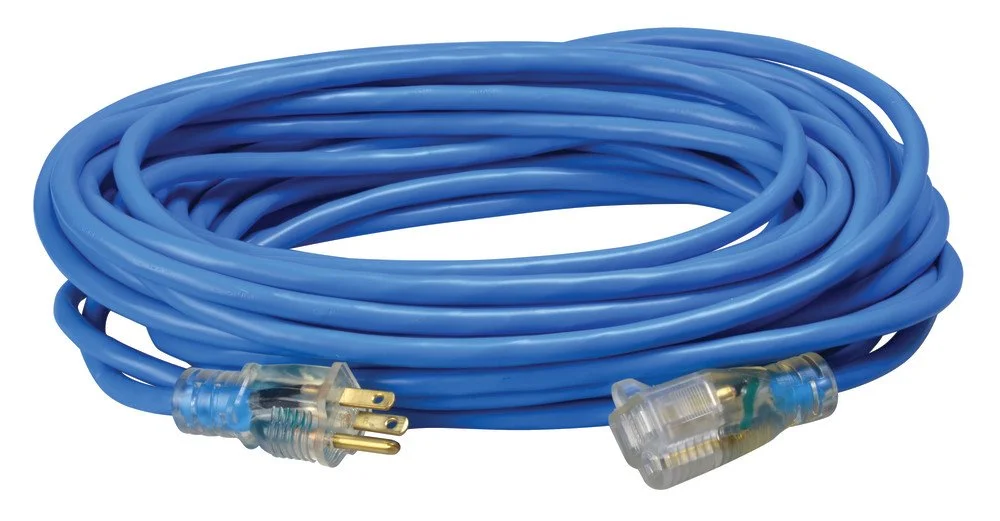 Southwire 14/3 SJTW Low-Temp Outdoor Extension Cord with Lighted End; 50-Feet, 02468 14/3 Gauge