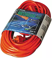 Southwire Light Duty Extension Cord, 50Ft, 16 Gauge, 3 Conductor, Outdoor Extension Cord, SJTW, Orange, 2308SW8803 50 ft