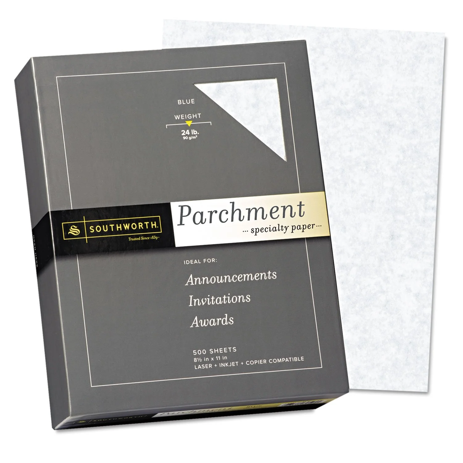 SOUTHWORTH Parchment Specialty Paper, 24 lb, 8.5 x 11