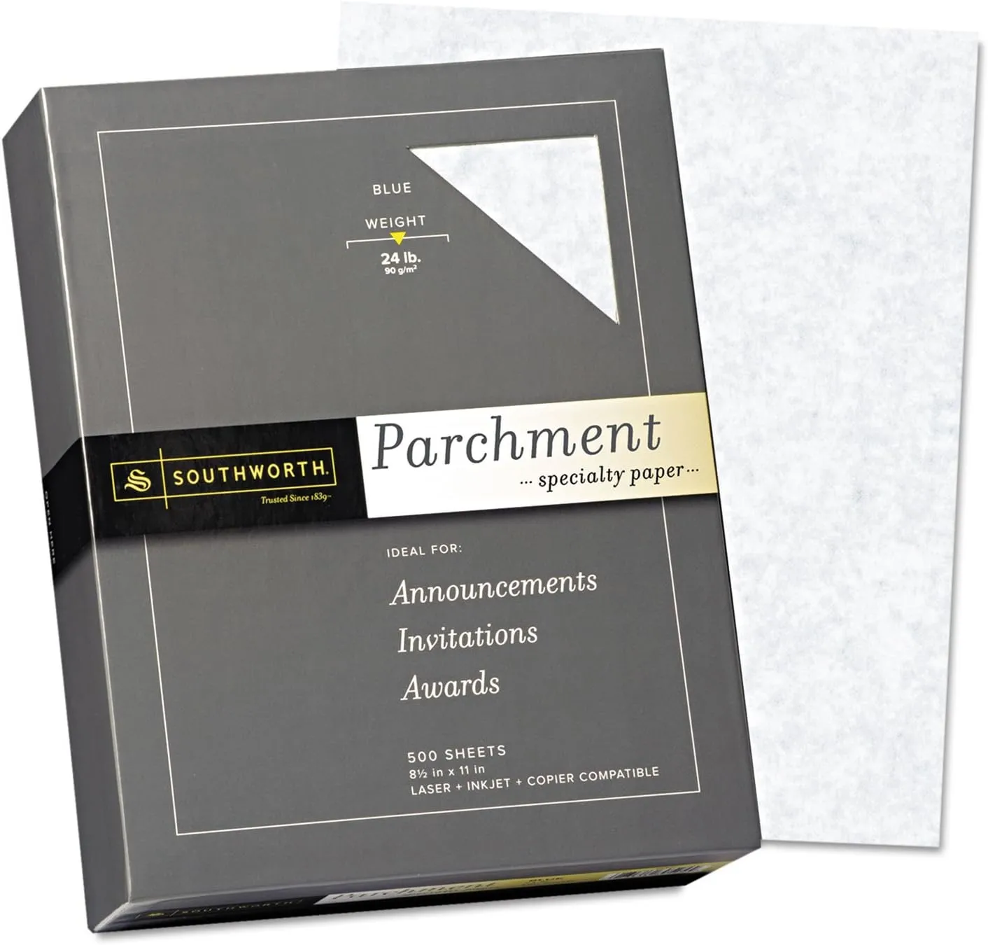SOUTHWORTH Parchment Specialty Paper, 24 lb, 8.5 x 11