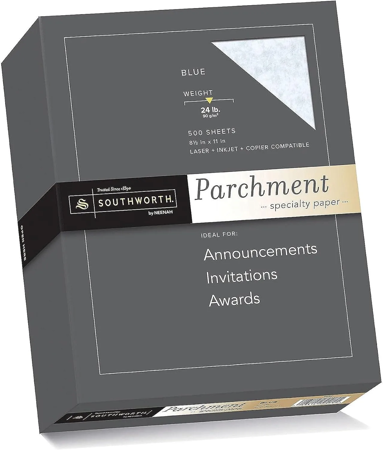 SOUTHWORTH Parchment Specialty Paper, 24 lb, 8.5 x 11