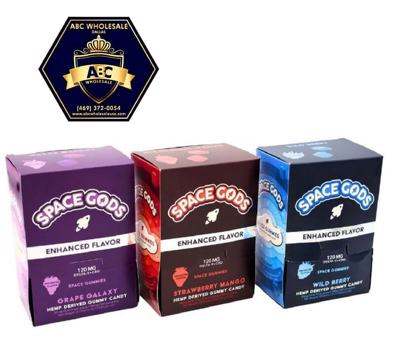SPACE GODS D9+CBD *SPACE GUMMIES* | 2PK | 30PCS BOX | 120MG 