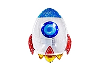 Space Theme Foil Balloons - 5 Pcs. Set