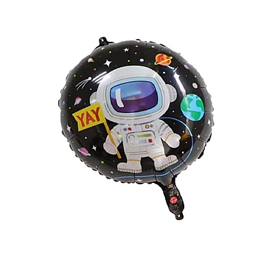 Space Theme Foil Balloons - 5 Pcs. Set