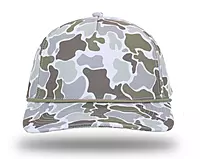 Custom 5 Panel Ribbit Rope Hats (Leatherette Patch)