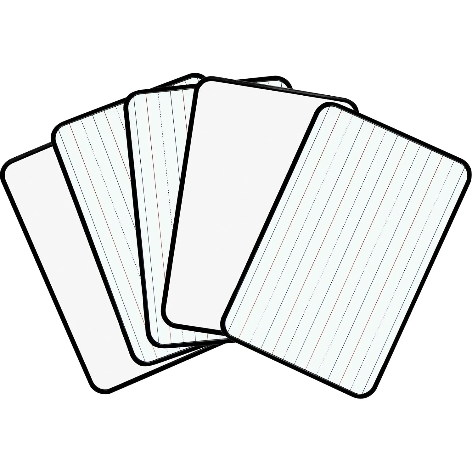 Sparco Dry-Erase Lap Whiteboards, 11in x 8in, White Plastic Frame