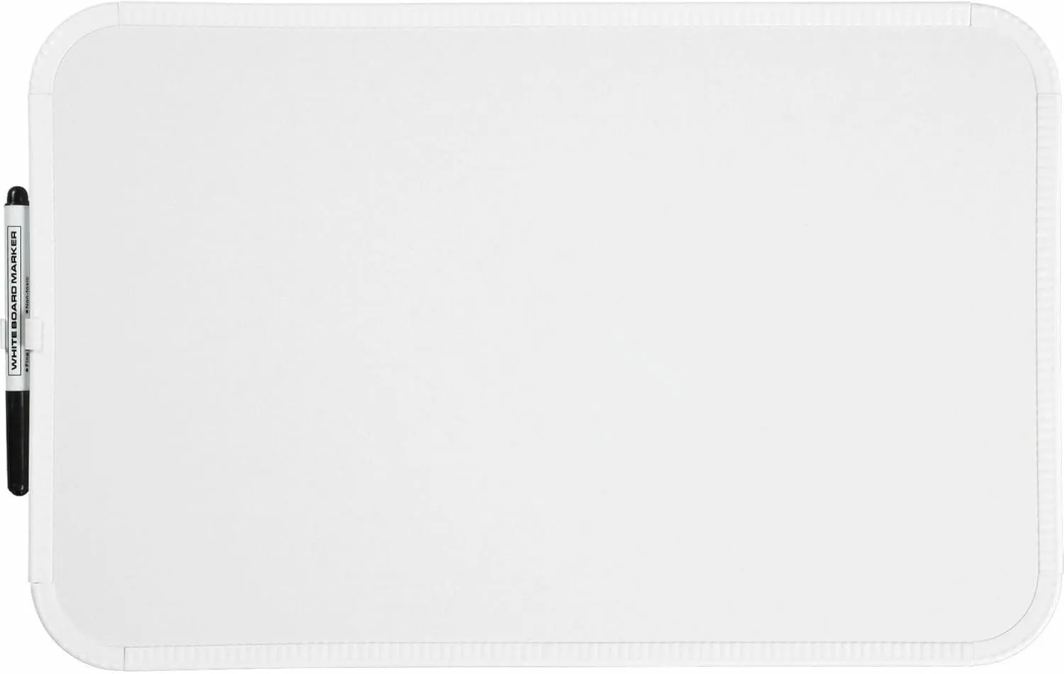 Sparco Mini Melamine Dry-Erase Whiteboard, 17in x 11in, White Finish Frame