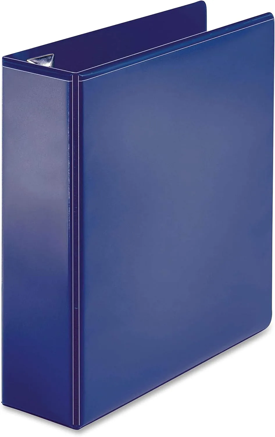 Sparco Easy-Open Nonstick View 3-Ring Binder, 3in D-Rings, Navy