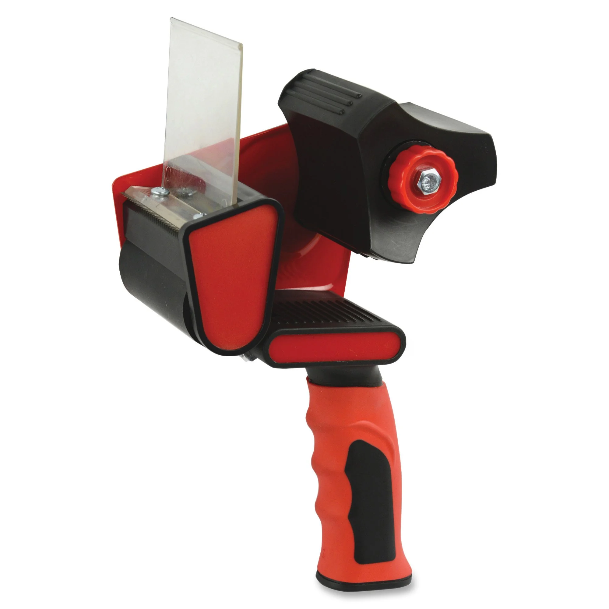 Sparco 3in Packaging Tape Dispenser - 3in Core, Ergonomic, Adjustable Tension - Red/Black (SPR68535)
