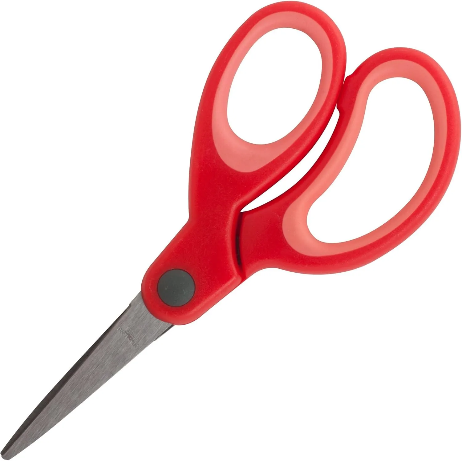 Sparco 5-Inch Kids Pointed End Scissors, Rubber, Red (SPR39044)