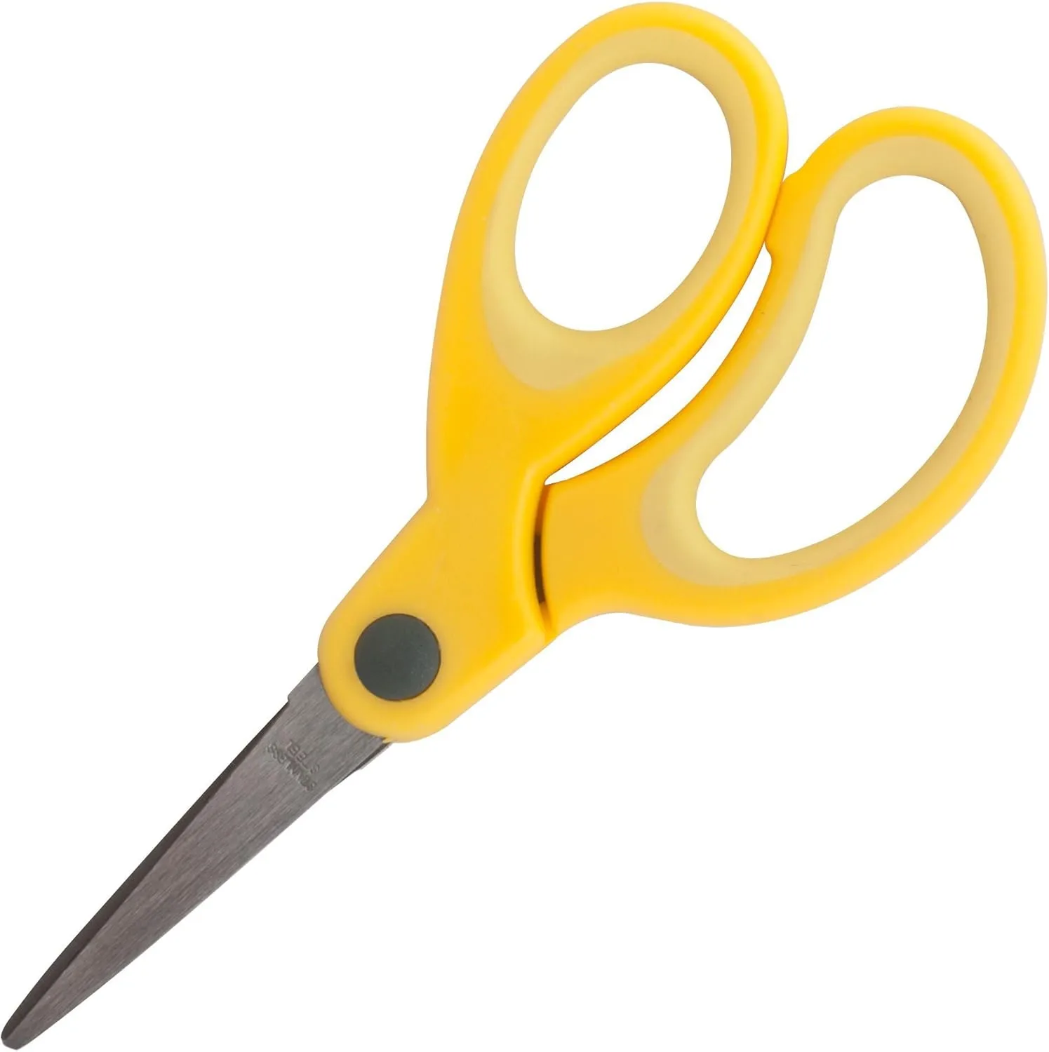 Sparco 5-Inch Kids Pointed End Scissors, Rubber, Red (SPR39044)