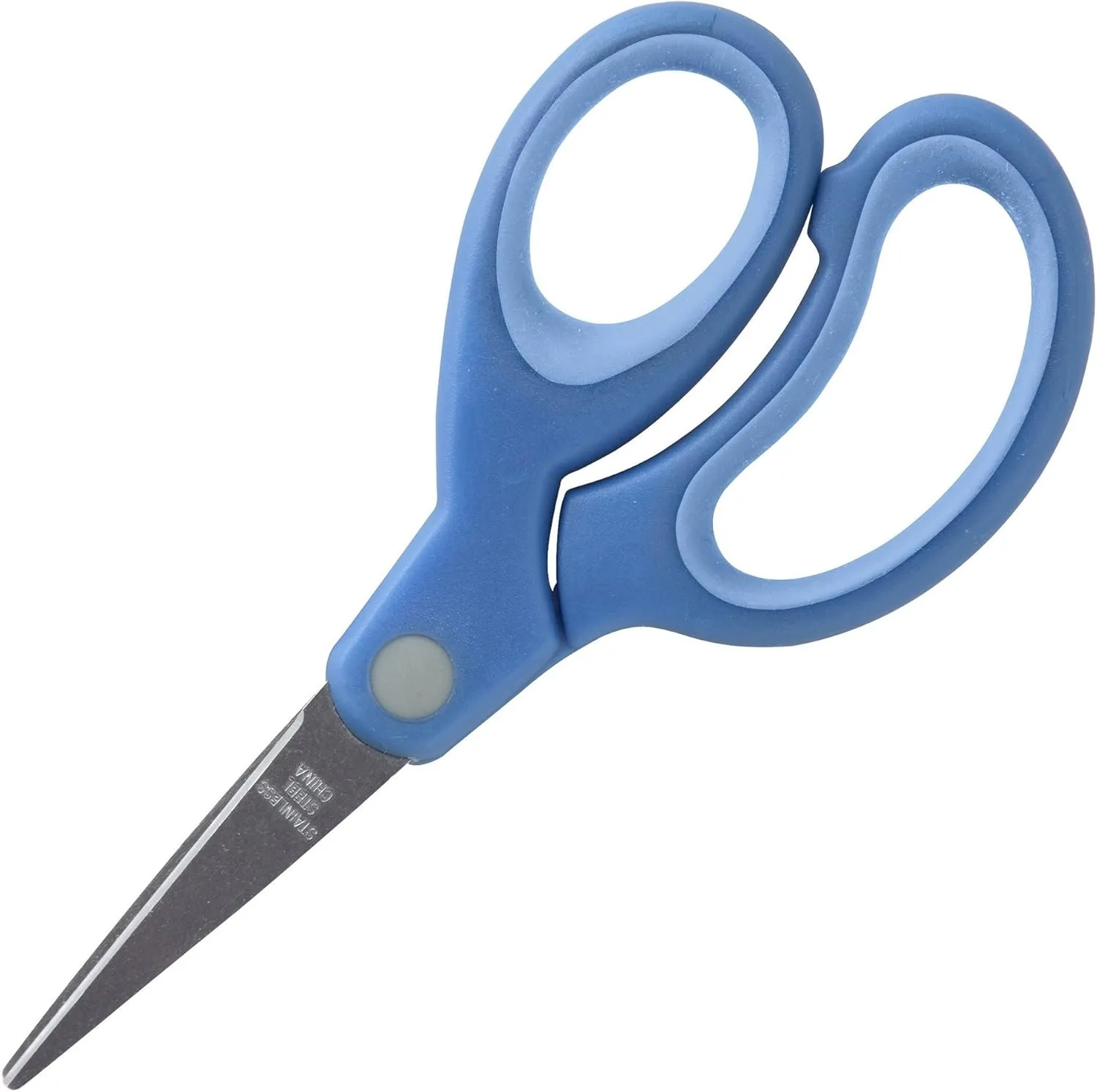 Sparco 5-Inch Kids Pointed End Scissors, Rubber, Red (SPR39044)