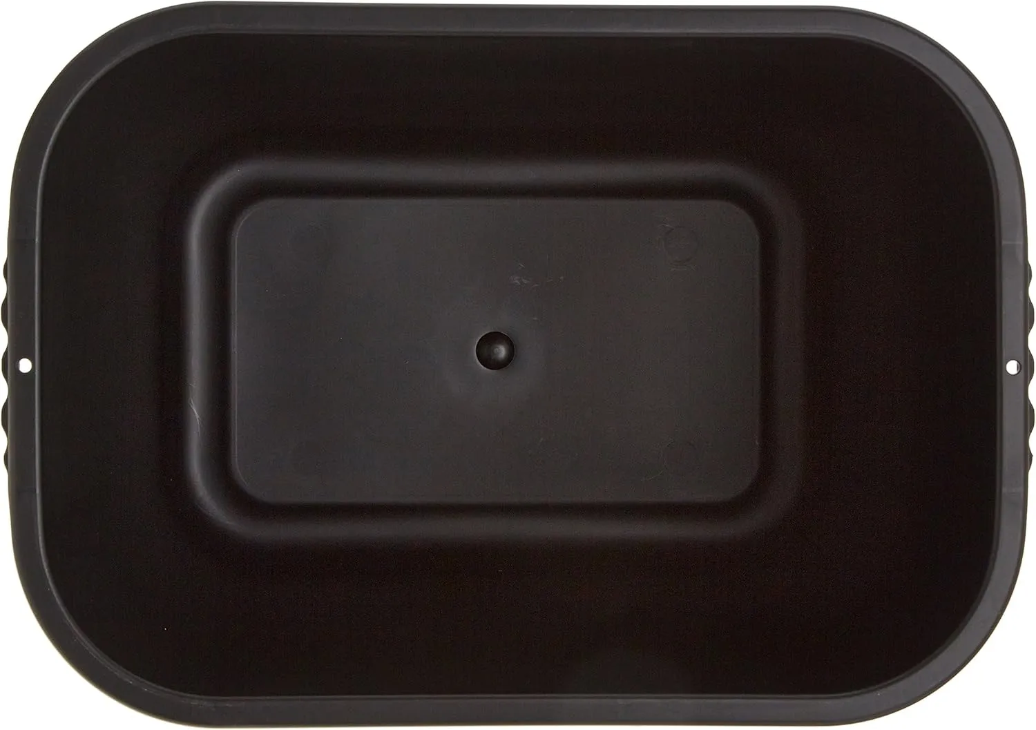 Sparco Rectangular Wastebasket, 7 Gallons, 15in x 14 1/2in, Black