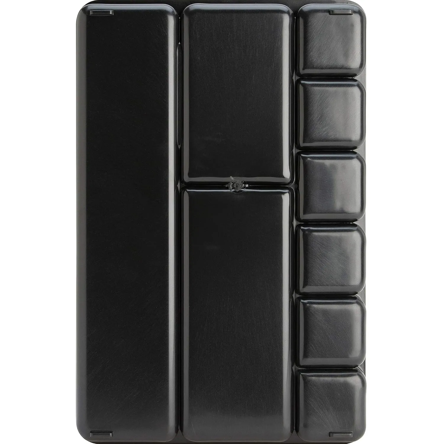 Sparco Plastic 9-Compartment Storage Organizer, 1 4/16in x 14in x 9 6/16in, Black