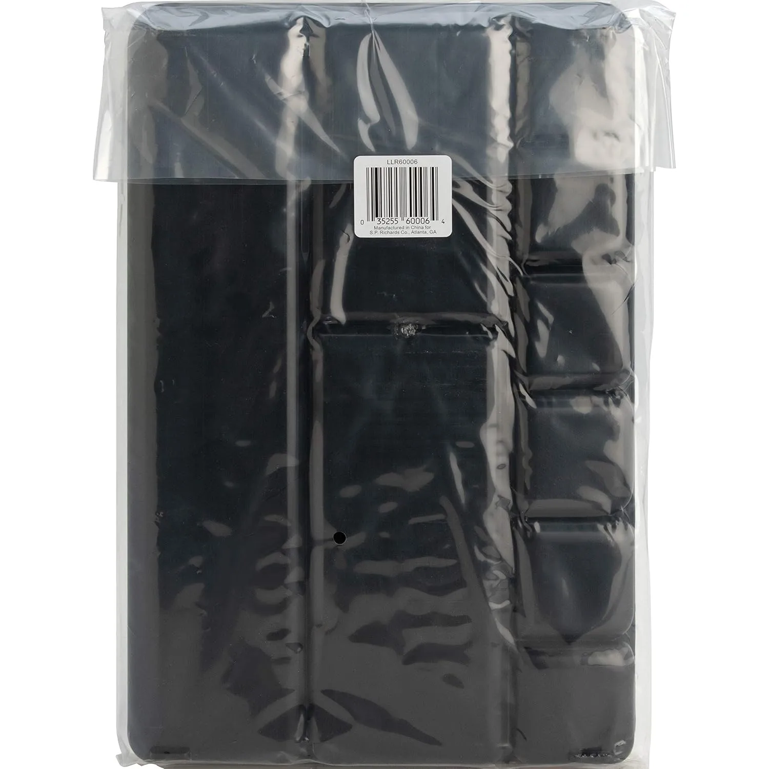 Sparco Plastic 9-Compartment Storage Organizer, 1 4/16in x 14in x 9 6/16in, Black