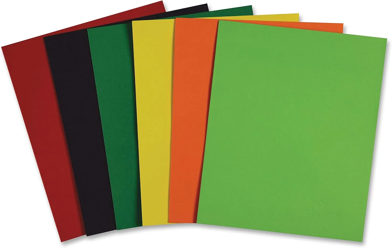 Sparco Leatherette Portfolio, 2-Pocket, 8-1/2 x 11, Orange - Box of 25