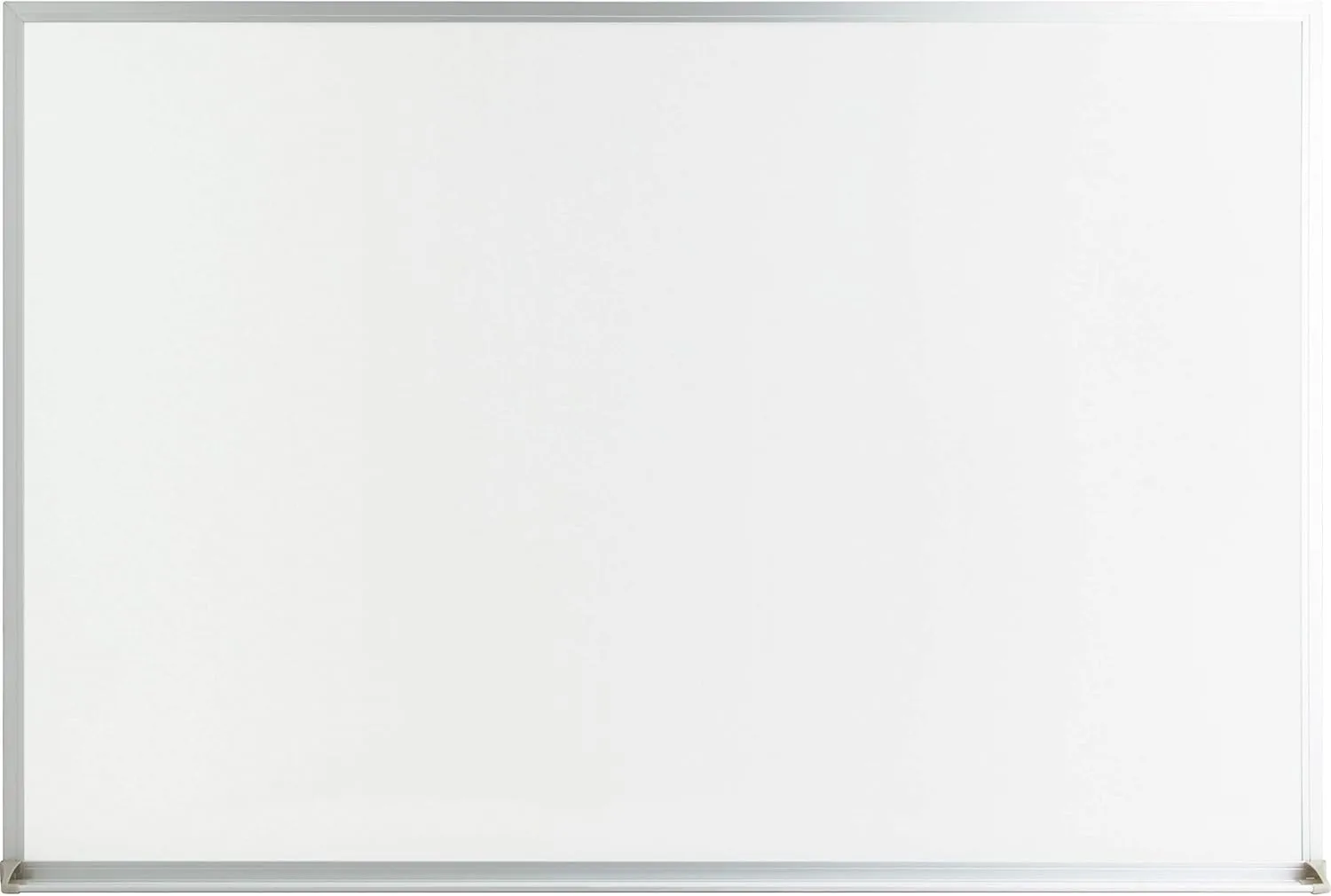Melamine Dry-Erase Whiteboard with Aluminum Frame and Marker Tray
