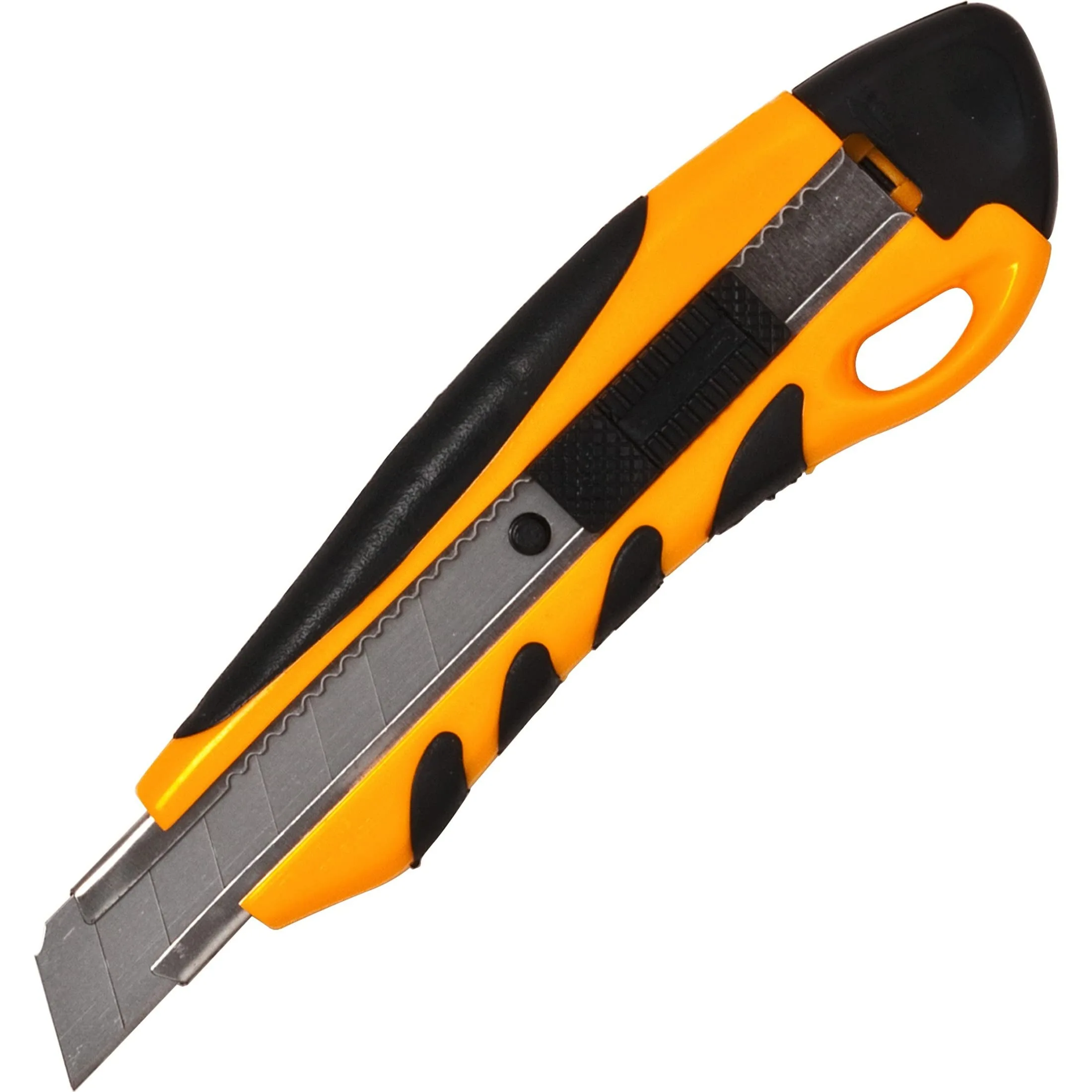 Sparco, SPR15851, PVC Anti-Slip Rubber Grip Utility Knife, 1 Each, Yellow