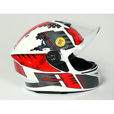 SPARK MINDA RANGER D1 WHITE/RED C/V 580 MM