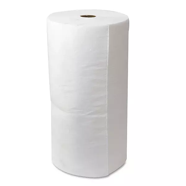Sorbent Roll: Oil Only Use, 150' Long, 30" Wide, 44 gal Capacity