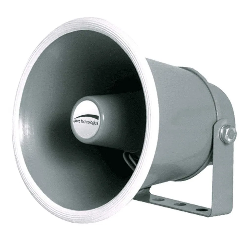 Speco SPC10 6" Weather-Resistant PA Horn Speaker - 15W, 8Ω