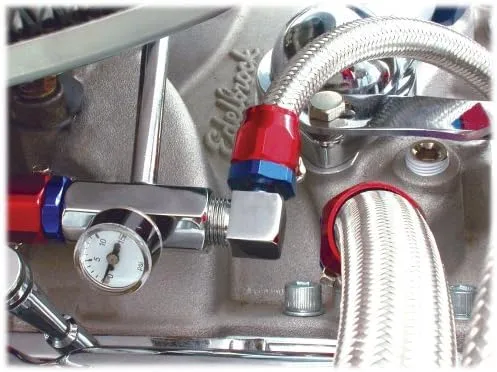 Spectre Performance 5946 Chrome 90 Degree Fuel Fitting