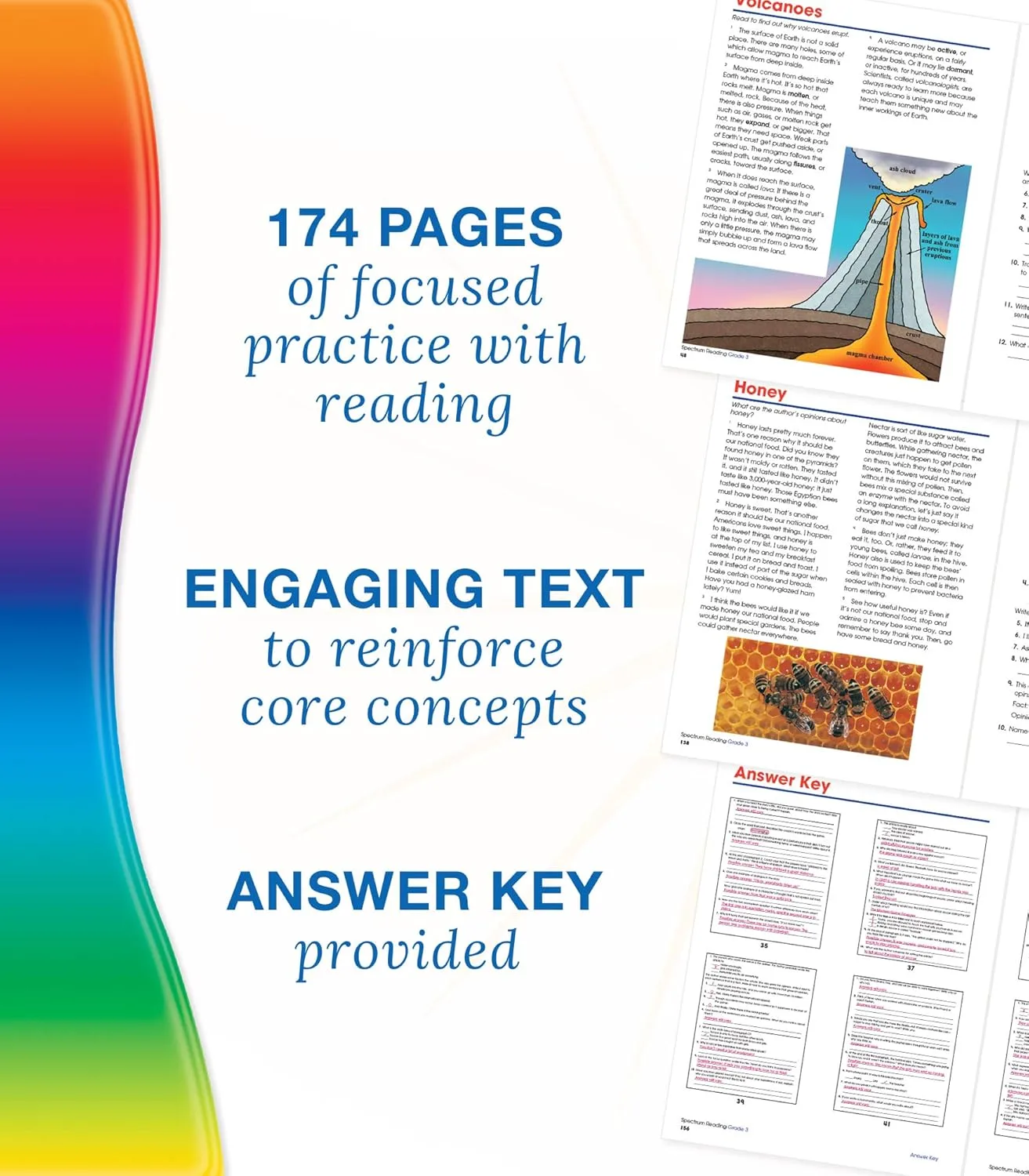 Spectrum Reading Comprehension Grade 3 Workbook, Ages 8 to 9, Third Grade Reading Comprehension Workbook