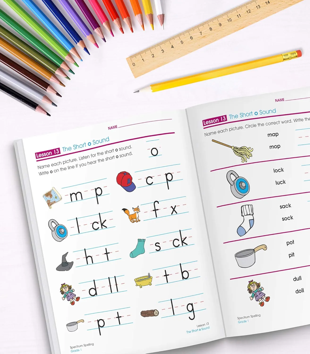Spectrum Spelling Workbook Grade 1, Ages 6 to 7, 1st Grade Spelling Workbooks