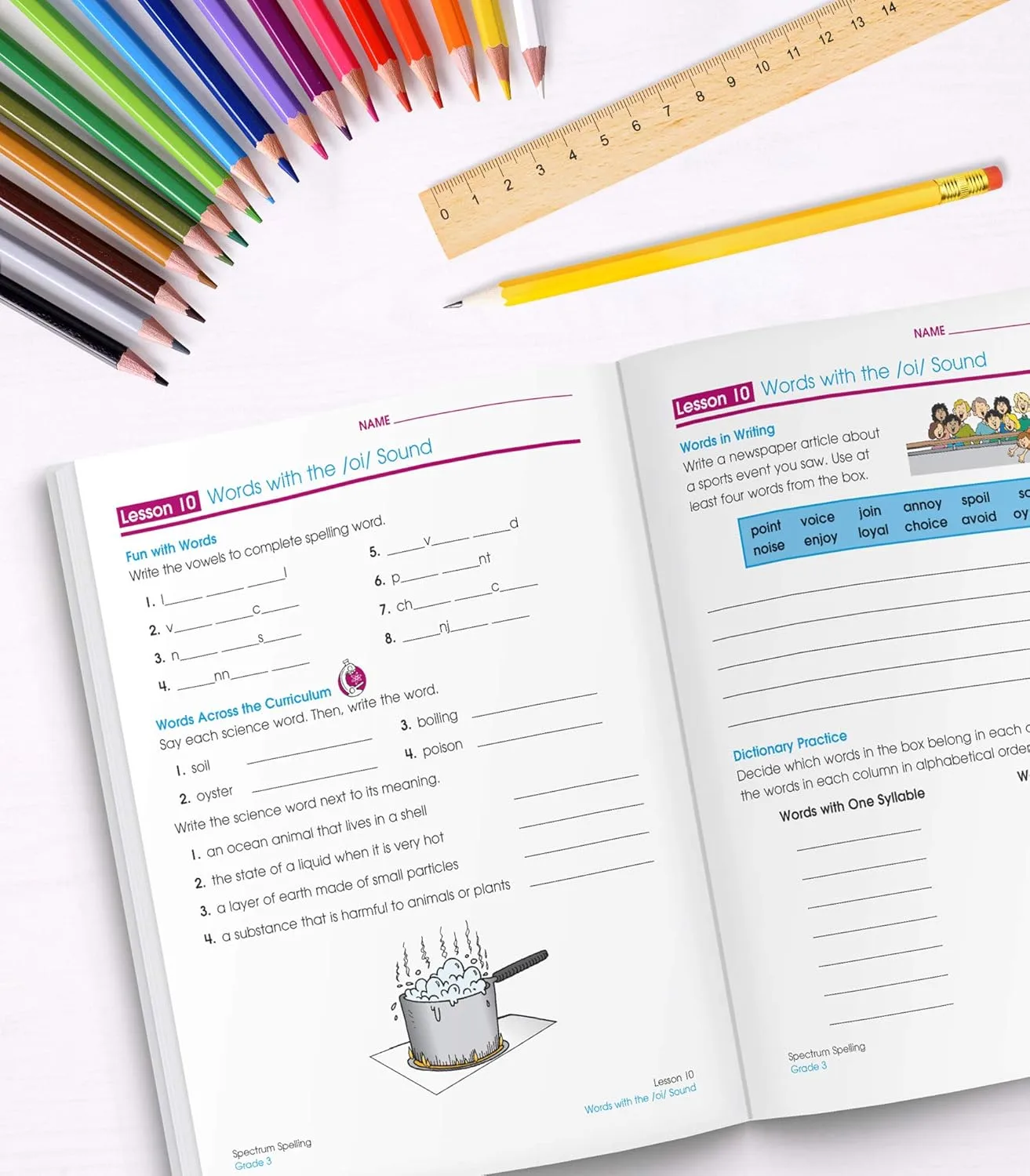 Spectrum Spelling Workbook Grade 3, Ages 8 to 9, 3rd Grade Spelling Workbook Covering Phonics, Handwriting, ... (Volume 30)