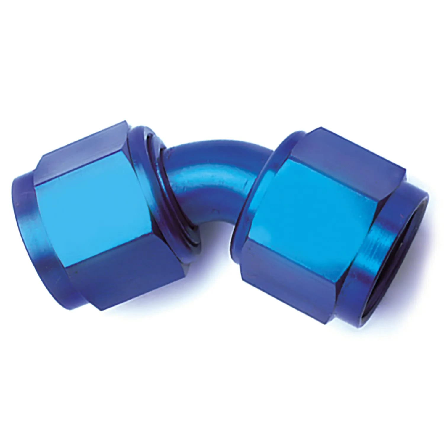 Coupler Fitting 561045BK, 45 Degree, Swivel Coupler, 10AN, Anodized, Black, Aluminum, Single