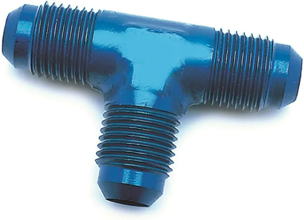 SPEEDFX -4AN Black Flare Tee Adapter