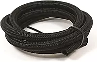 SpeedFX 5350420 Black Nylon Stainless Steel Braided Hose -4AN x 20'