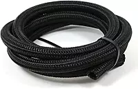 SpeedFX 5350420 Black Nylon Stainless Steel Braided Hose -4AN x 20'