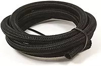 SpeedFX 5350420 Black Nylon Stainless Steel Braided Hose -4AN x 20'