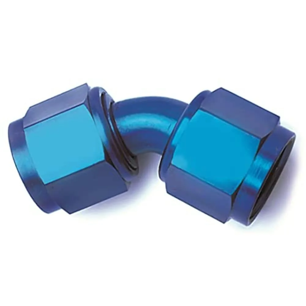 -6AN 45 BLK SWIVEL COUPLER