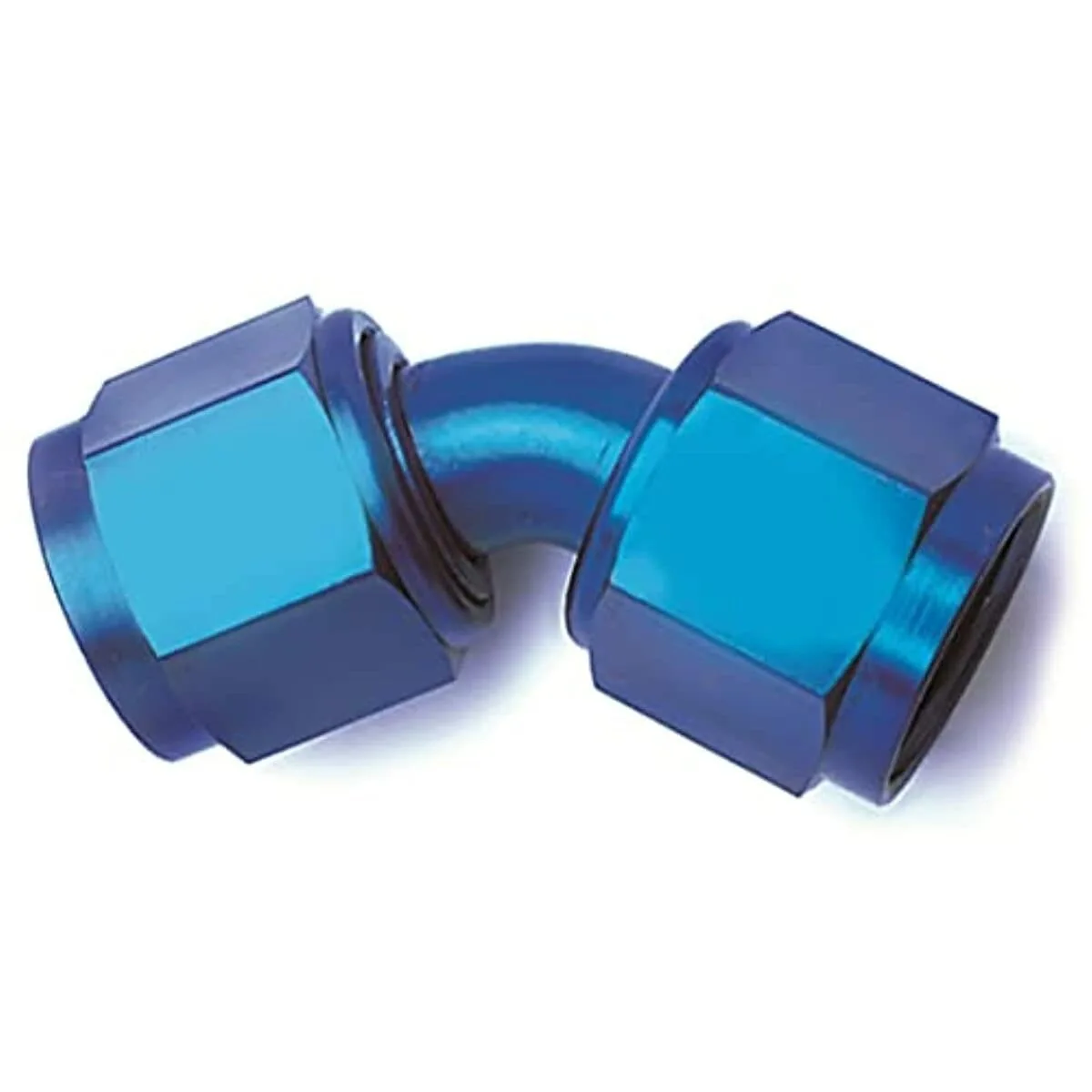 -6AN 45 BLK SWIVEL COUPLER