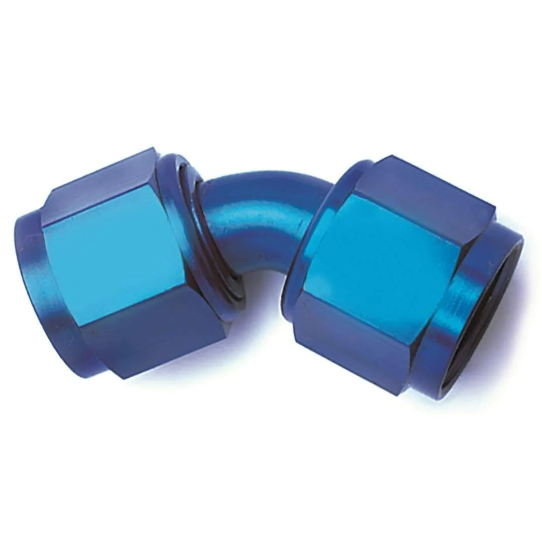 -6AN 45 BLK SWIVEL COUPLER