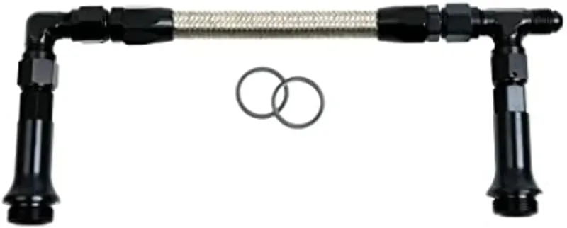 -6AN BLK DUAL INLET HOLLEY 4150