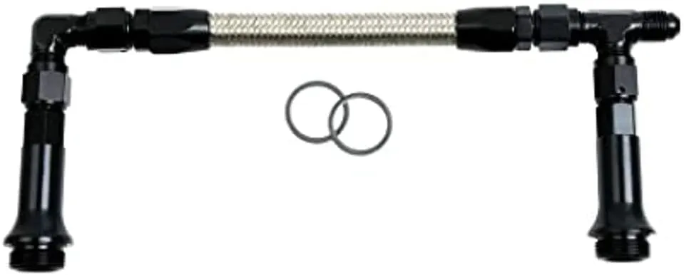 -6AN BLK DUAL INLET HOLLEY 4150
