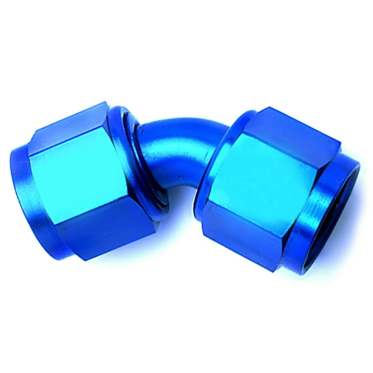 -8AN 45 BLU Swivel Coupler