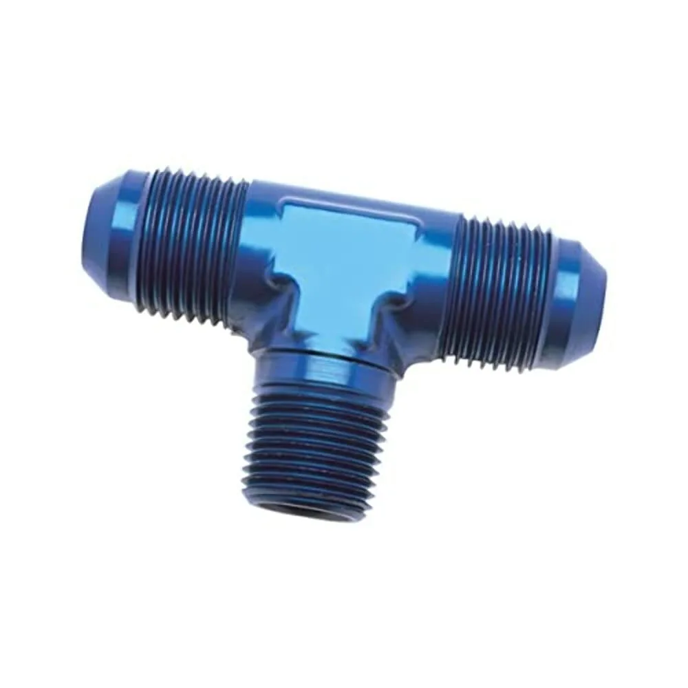 -8ANX 3/8 NPTF BL FL to Pipe Run Tee