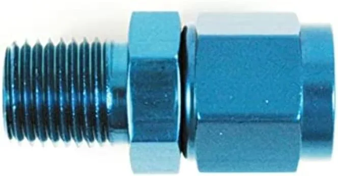 SPEEDFX 560651BK Aluminum NPT Adapter Coupler -6AN x 1/4"
