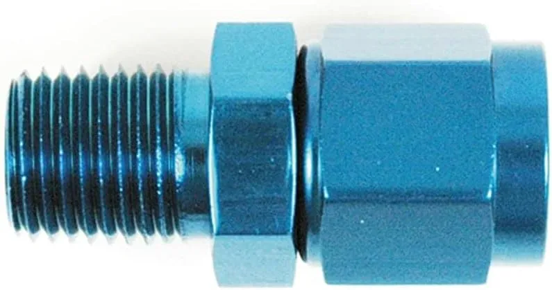 SPEEDFX 560651BK Aluminum NPT Adapter Coupler -6AN x 1/4"