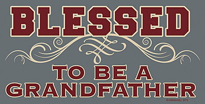 Blessed to Be a Grandfather Classic Script Tee