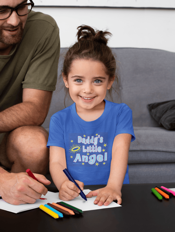 Daddy’s Little Angel Youth T-Shirt – Sweet & Playful Edition