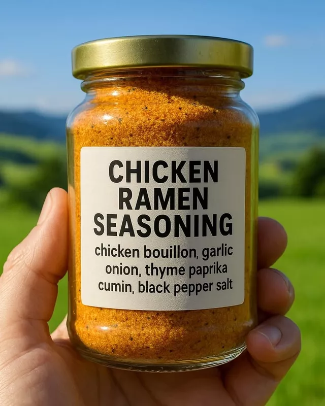 Spice Jar Sticker Label