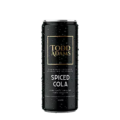 Todd Adams Spiced Cola - 16 oz Infused Beverage | Case of 24